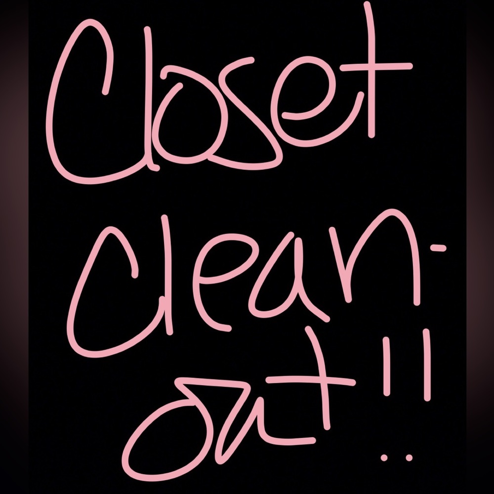 CLOSET CLEAN OUT!!